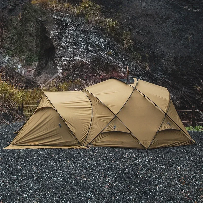 8 Persons Large Waterproof Tent Outdoor Lawn Arabic Camping Tent For Sale - Image 3