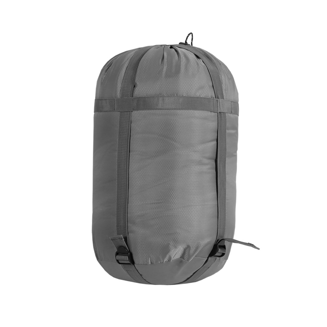 Mountview Sleeping Bag Outdoor Camping Grey - Image 4