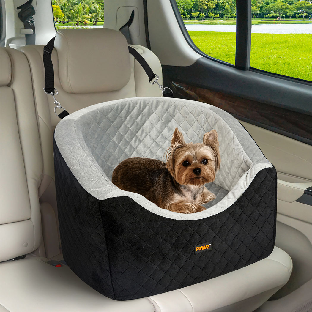 Pawz Dog Car Booster Seat Belt Pet Safe Protector Travel Bed - Image 7