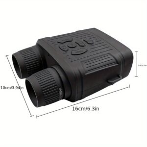 36 megapixel 4K night vision binoculars with infrared function, 7.62 cm high-definition screen, 10x magnification, infrared digital night vision camera can achieve 100% observation in complete darkness, suitable for hunting, farm monitoring, wildlife obse