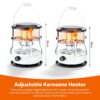 Portable Kerosene Heater Lift-Up Heater Indoor Outdoor Heater Camping Heater - White - Size set
