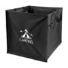 Foldable Camping Storage Bin Organizer with Handles Portable Waterproof Outdoor Container for Cookware Gear Accessories