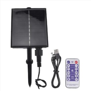 1200mAh Solar Panel Control Box Kits Lithium Battery for 3.7V 24V LED String Strip Lamp DC Charging