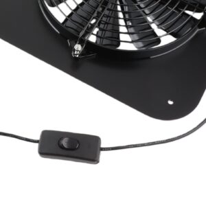 10W Solar Exhaust Fan 13.5inch Solar Ventilation Fan Solar Panel Powered Fan for Dog Chicken House Greenhouse RV