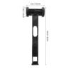 Portable PE Tent Peg Hammer Lightweight Camping Mallet for Tent, Tarp & Canopy Outdoor Activities - Yellow