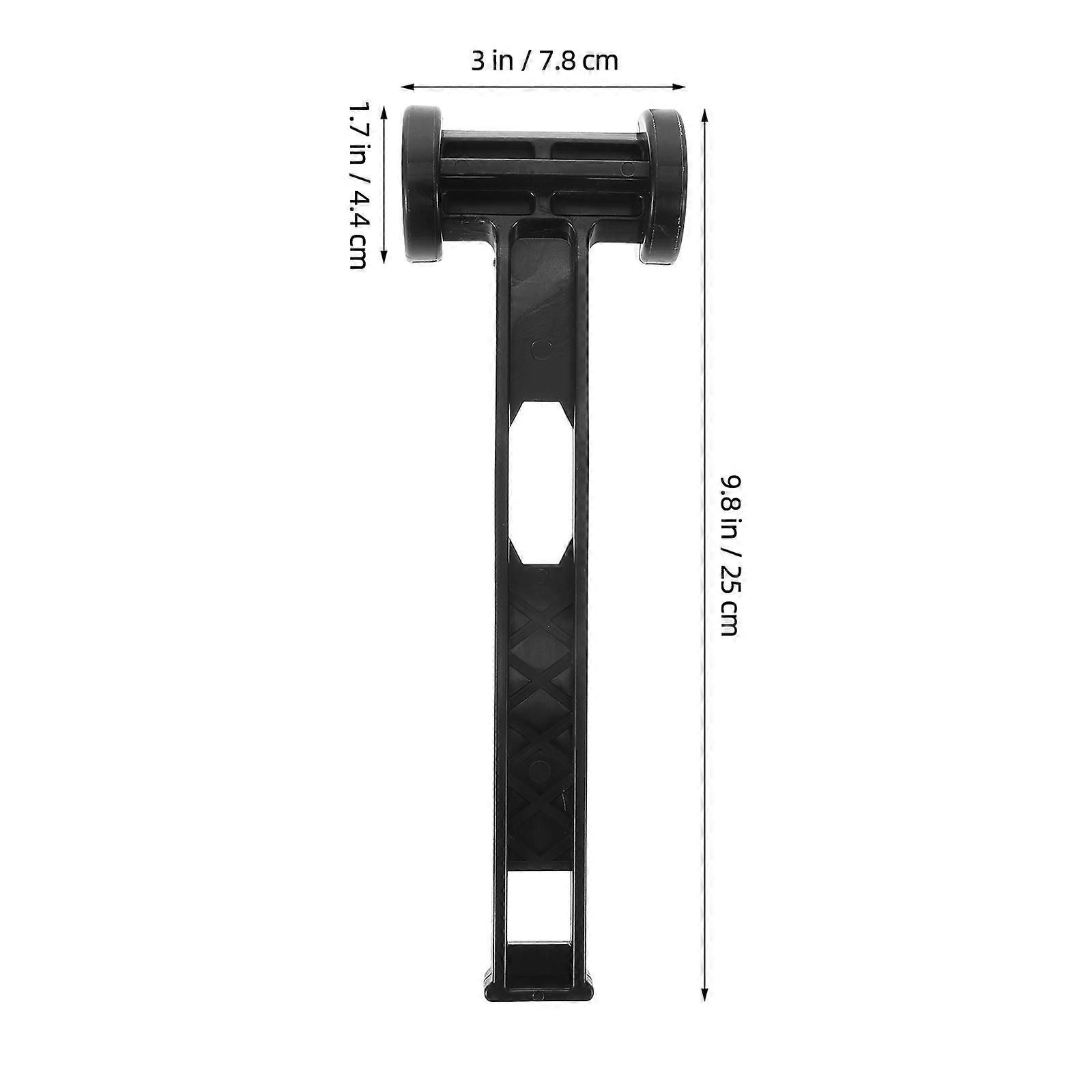 Portable PE Tent Peg Hammer Lightweight Camping Mallet for Tent, Tarp & Canopy Outdoor Activities - Yellow