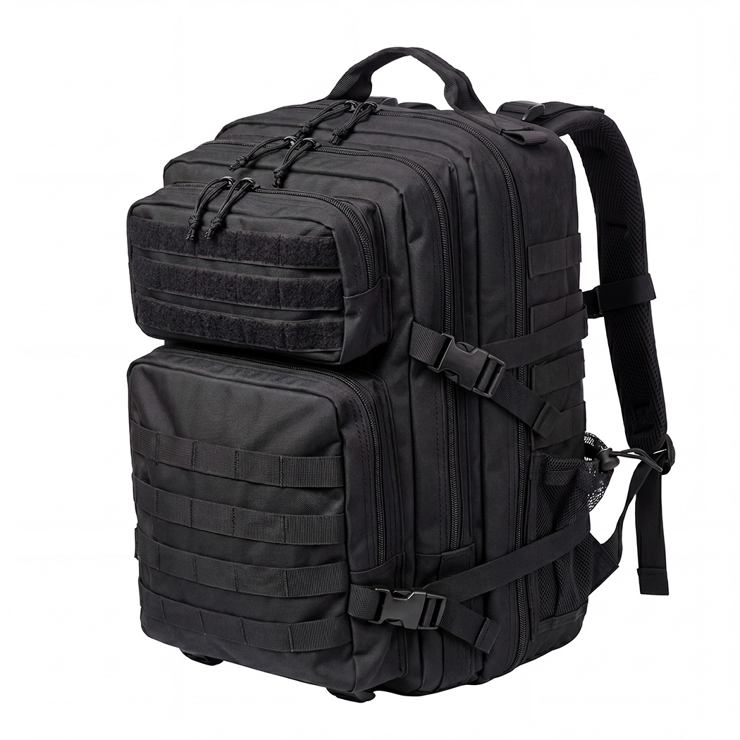 Slimbridge 45L Military Tactical Backpack Rucksack Hiking Travel Bag Black - Image 2