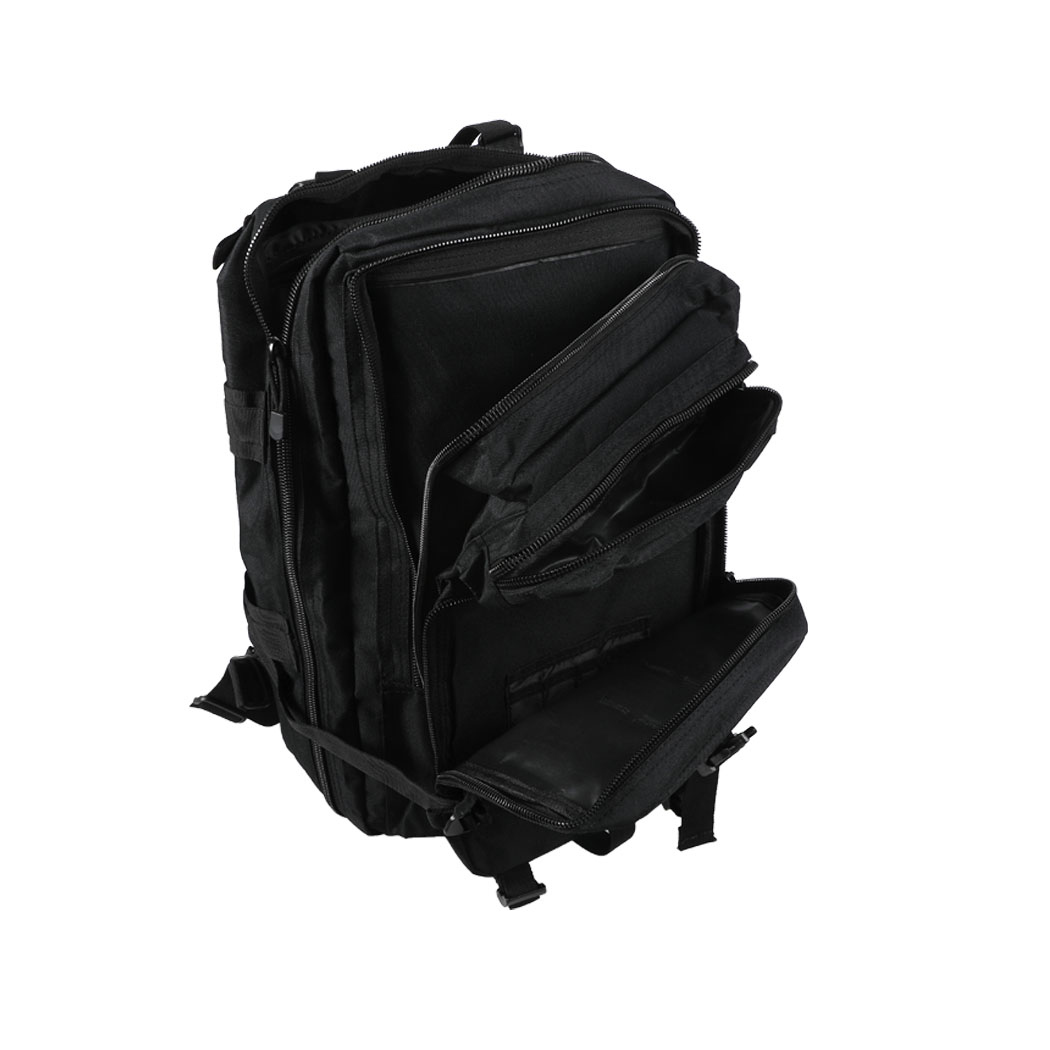 Slimbridge 40L Military Tactical Backpack Black - Image 4