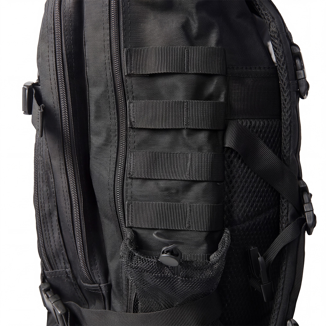 Slimbridge 45L Military Tactical Backpack Rucksack Hiking Travel Bag Black - Image 6